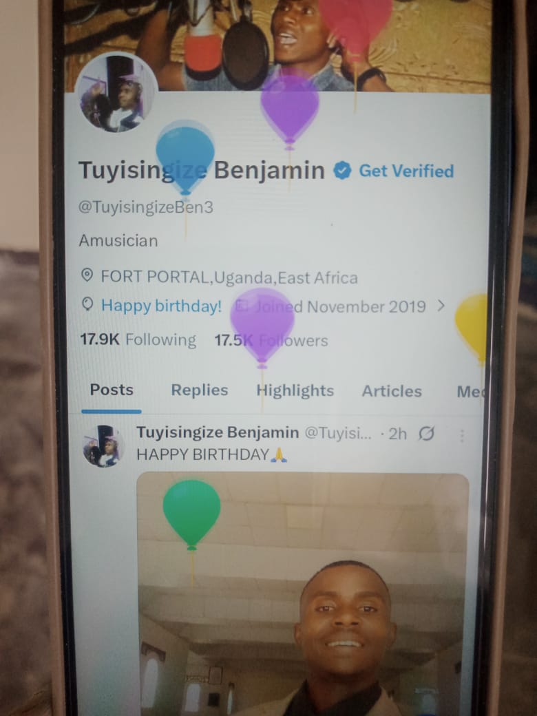 Tuyisingize Benjamin tweet media