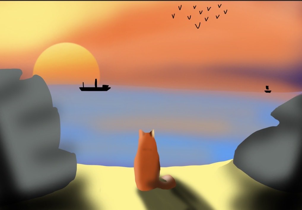 fox in woods tweet media