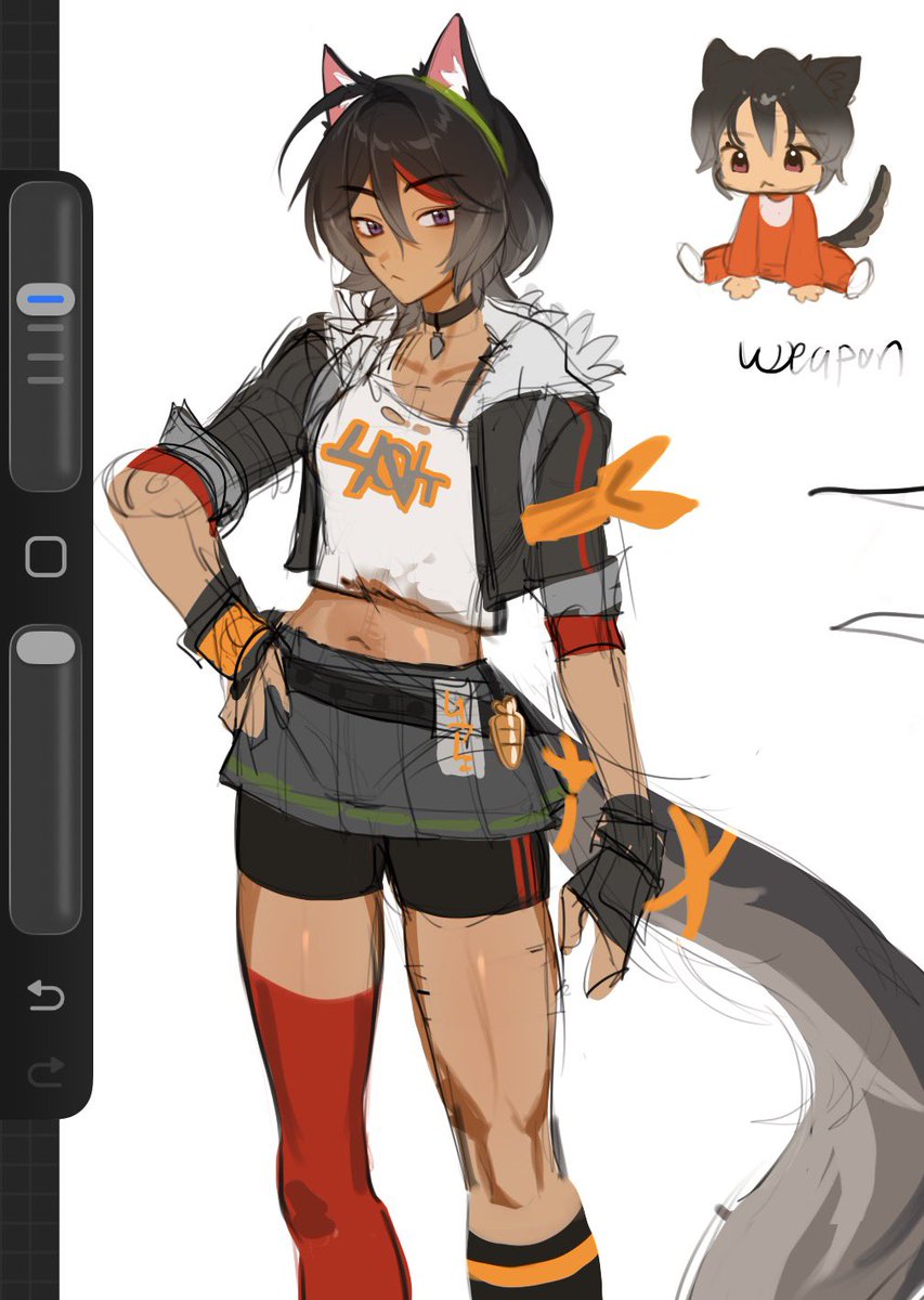 riinchu's tweet photo. Tried designing how their mpreg daughter would look like grown up :3 https://t.co/ngu5CXKSvQ