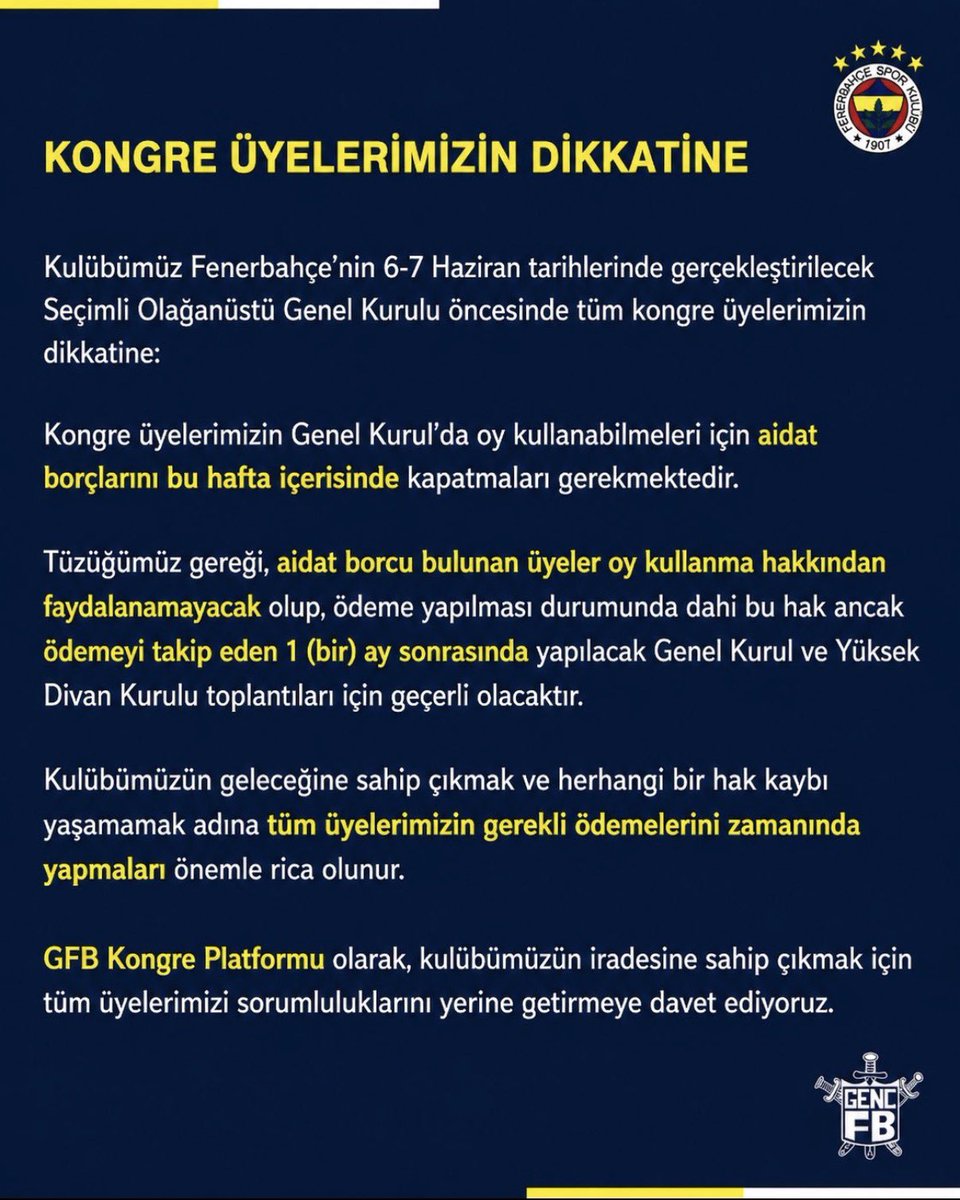 GFB Kongre Platformu tweet media