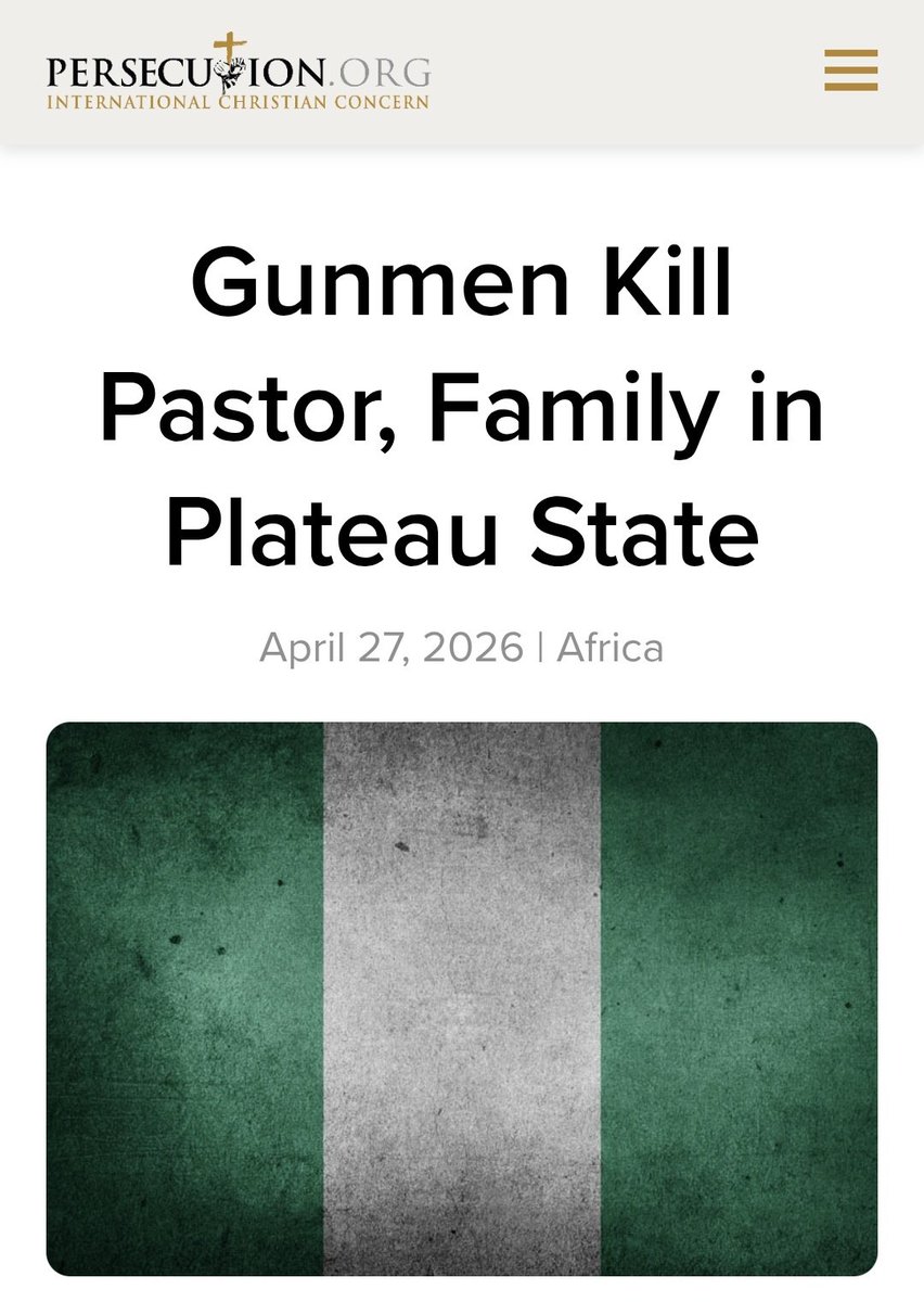 Horrific: Islamists executed a pastor in Nigeria along with his entire family
