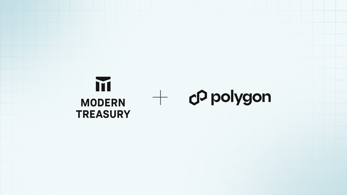 Polygon has already moved $2.4 trillion, and now we're connecting the ecosystem to traditional finance.

We’re bringing USDC on <a href="/0xPolygon/">Polygon | POL</a> into a single API for compliance, accounts, ledgering, and payments.

One integration = more shipping

Details: go.moderntreasury.com/3QHyL0c