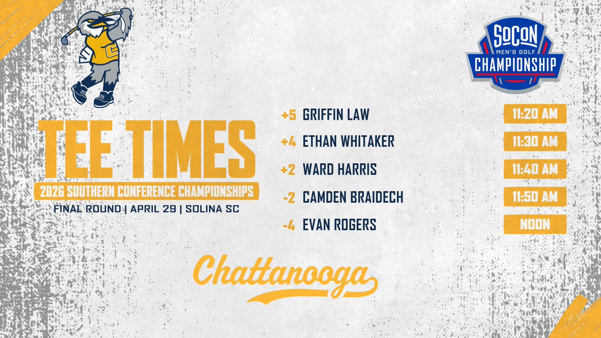 Chattanooga Men's Golf tweet media