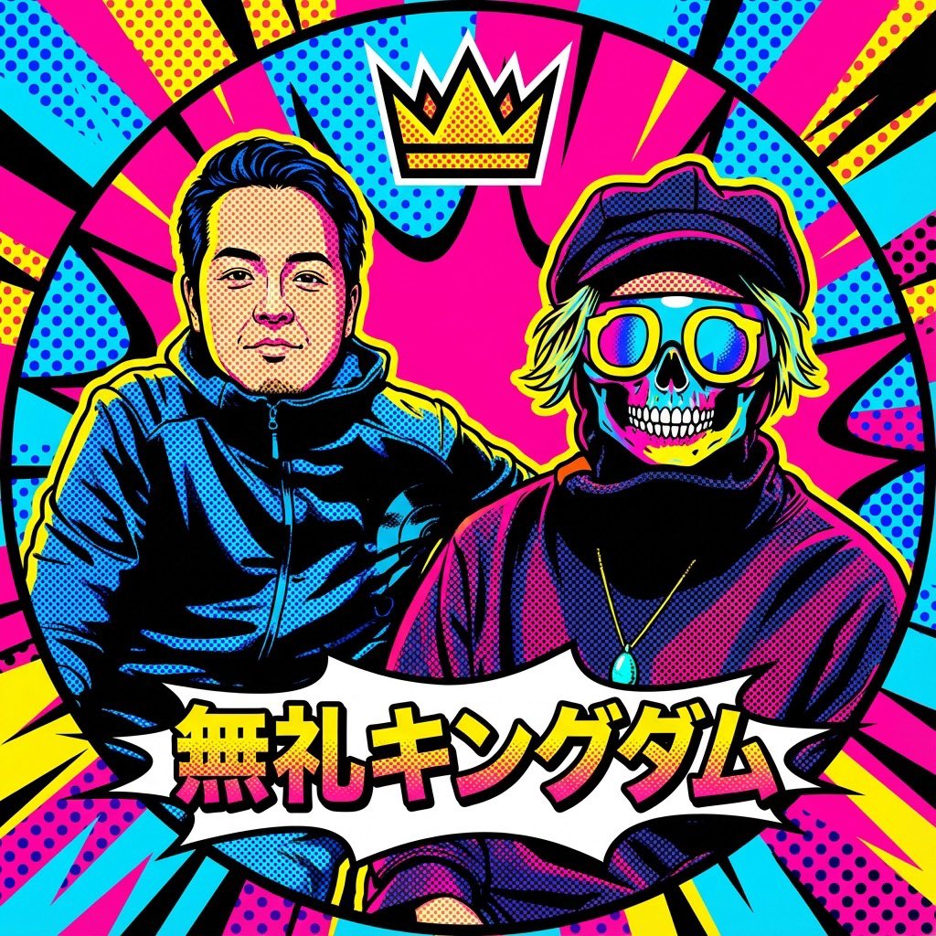 🎙️Podcast
『無礼キングダム』
最新回更新！！！

前回から引き続きゲスト・Mamiiさんの天然伝説が炸裂！！！

番組ラストで新たなトチりも！？

Mamiiさんファンは永久保存確定です！！！🙆‍♂️✨

open.spotify.com/episode/1losQp…