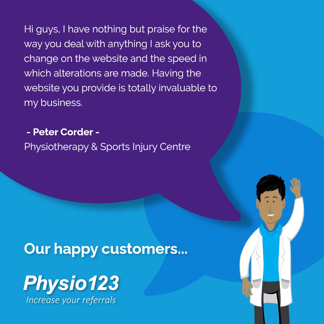 physio123hq's tweet image. Have a look at what our customers have to say about Physio123.

#webdesign #webdev #webdevelopment #digitalmarketing #physio123 #health #privatehealth #bespokewebsite #customcoded #privatepractice #clinic #physiotherapy #physio #chiropody #orthotics #podiatry #massage