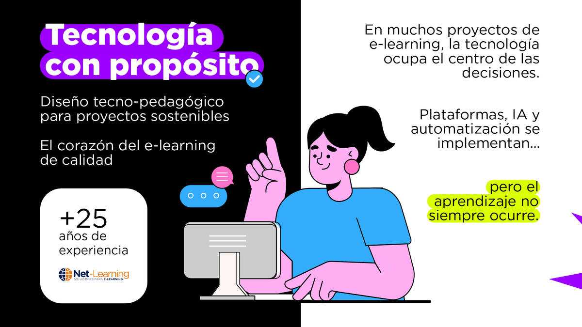 netlearning20's tweet image. La tecnología por sí sola no transforma el aprendizaje.
El verdadero impacto ocurre con una mirada tecno-pedagógica 👉net-learning.com.ar/blog/tecnologi…
#elearning #formación #educación #tecnología
