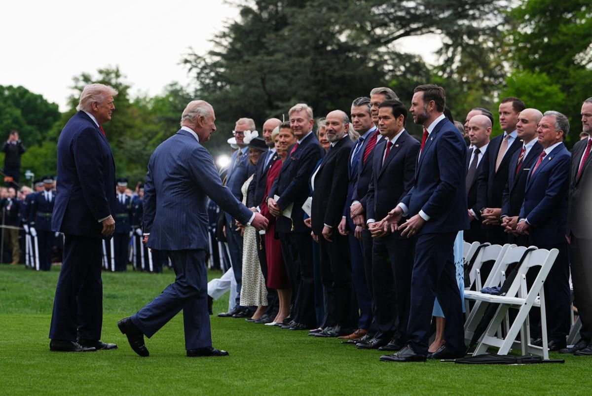 AmbMukantabana's tweet image. Honored to represent the Diplomatic Corps as Acting Dean, at the ceremonies welcoming King Charles and Queen Camilla at the White House and on Capitol Hill, during their State Visit to the United States.