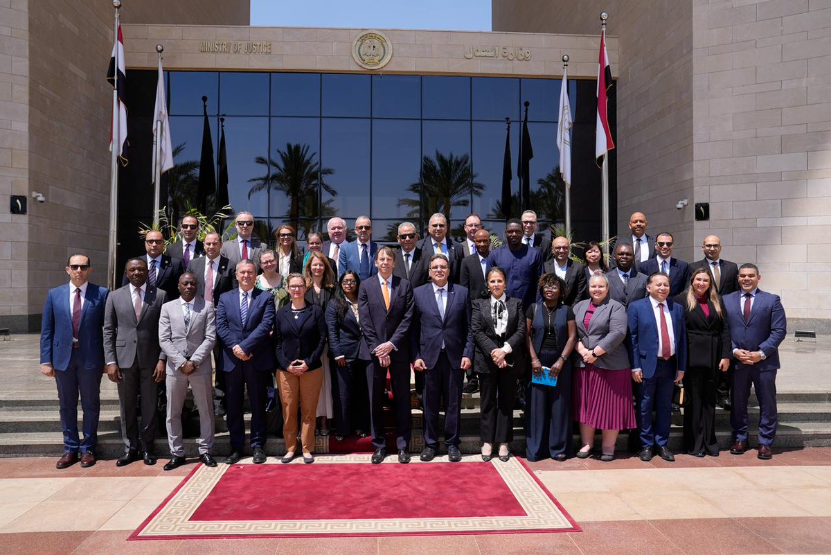 UNOAU_'s tweet image. UNOAU joined the Annual UN meeting of Heads of Rule of Law, Justice &amp;amp; Corrections in Cairo, advancing dialogue on accountability, mission transitions &amp;amp; partnerships &amp;amp; highlighting support to AU efforts through #SSR, #DDR &amp;amp; police assistance. Read more: shorturl.at/DZ6E1