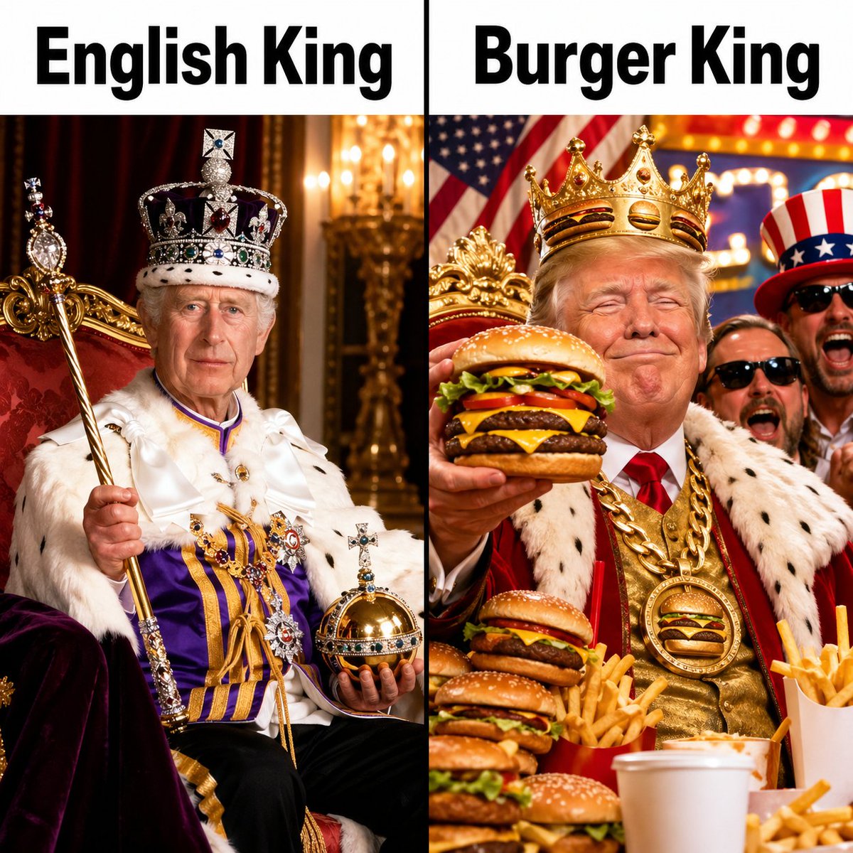 Palazzo__Enrico's tweet image. Two Kings indeed!

#Charles #Trump