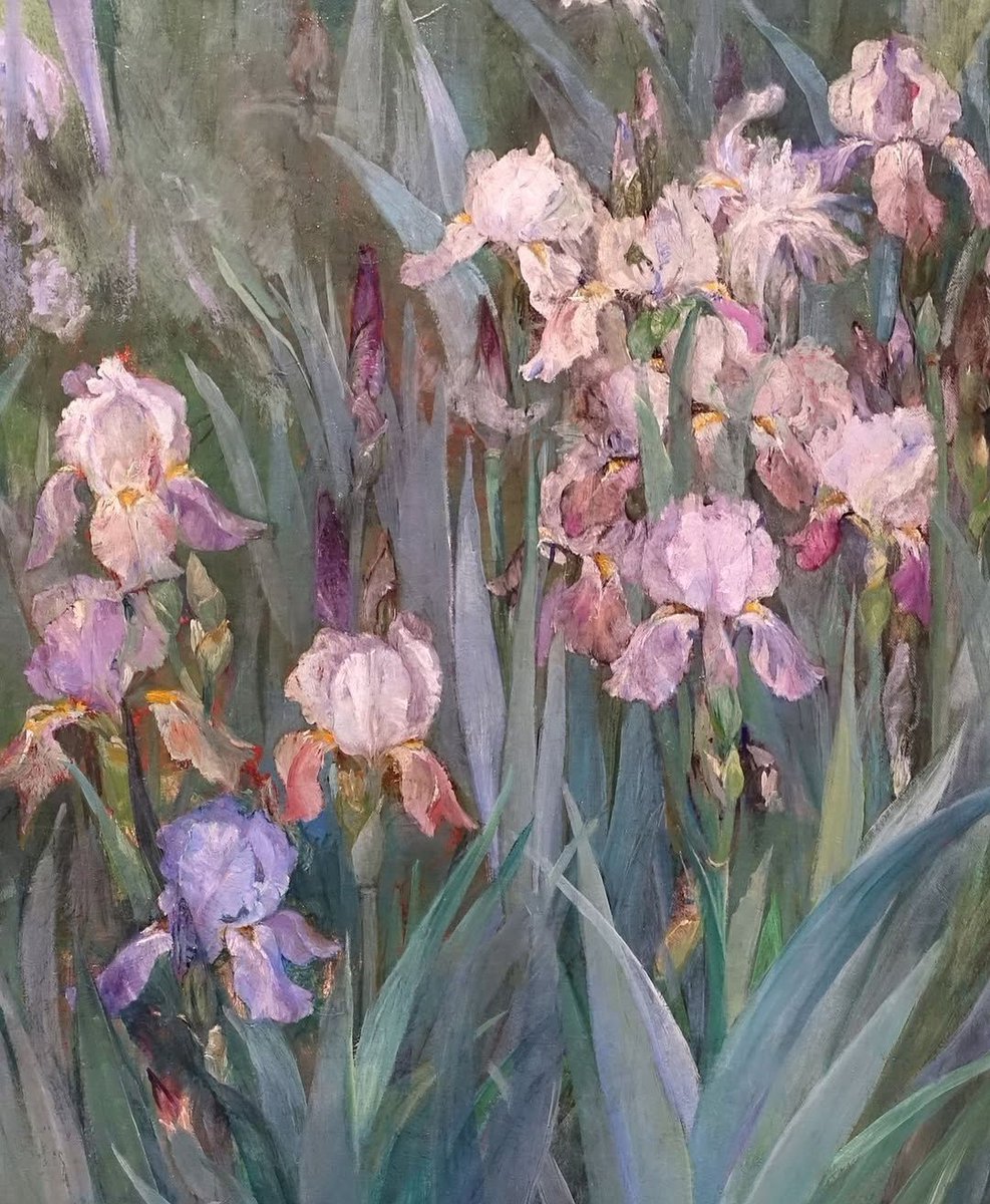angelicaio81153's tweet image. Women master artists 

Dewing Iris , 1889 

Maria Richards Oakey Dewing ( 1845 - 1927 ) , American master artist , painter and drawer 
Flowers and Plein air painter . Art Nouveau influences 
#artwork #oilpainting #composition