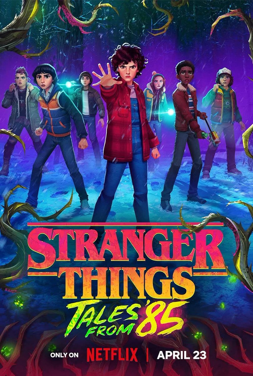 SPIDERMAN89098's tweet image. I Am Watching Stranger Things: Tales From '85 #StrangerThingsTalesFrom85 On Netflix #Netflix With My Mom @RhondaLynnJeff1
