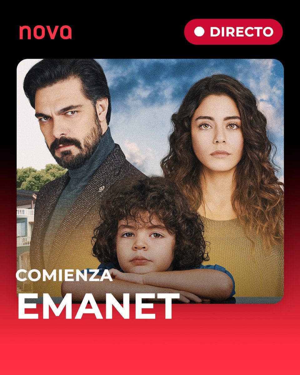 NovaTDT's tweet image. 🤲 Comienza ya #Emanet.

⏯️ Síguelo en #Nova y #atresplayer.
