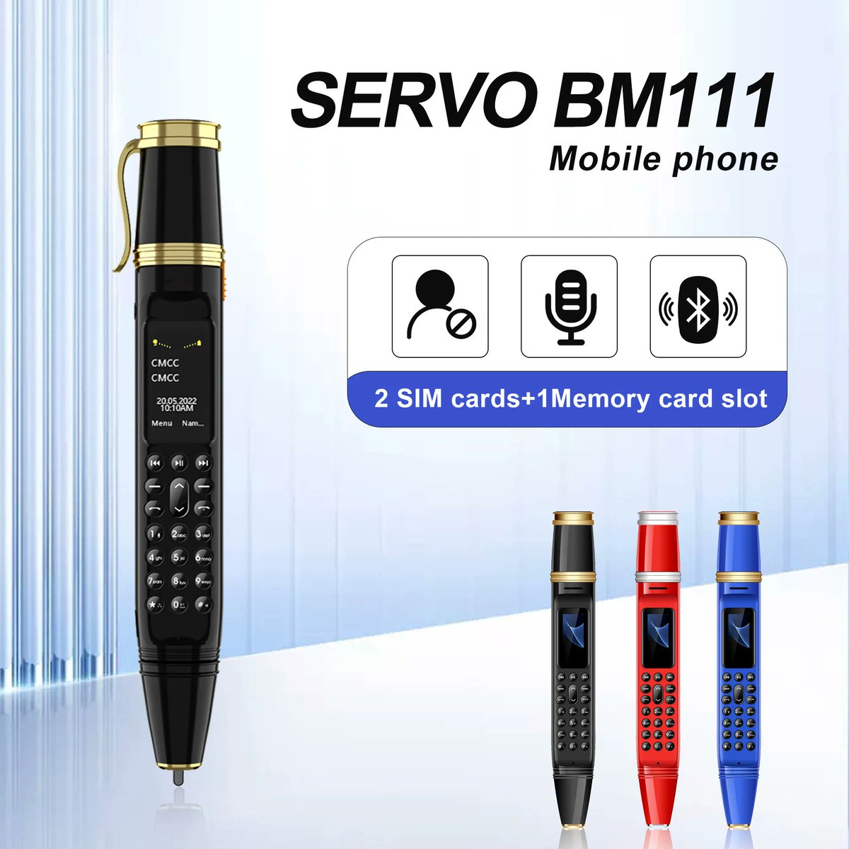 aliexpressbdeal's tweet image. 1759 / 
BIG Promotion #11.11 #blackfriday #cybermonday !!!
SERVO K07 Plus mini Mobile Phone Pen Dual SIM Camera Fan Bluetooth Dialer Radio Recorder Magic Voice Cellphone Long standby time

Purchase link: s.click.aliexpress.com/e/_c4rdFBzd

Make your order quickly or