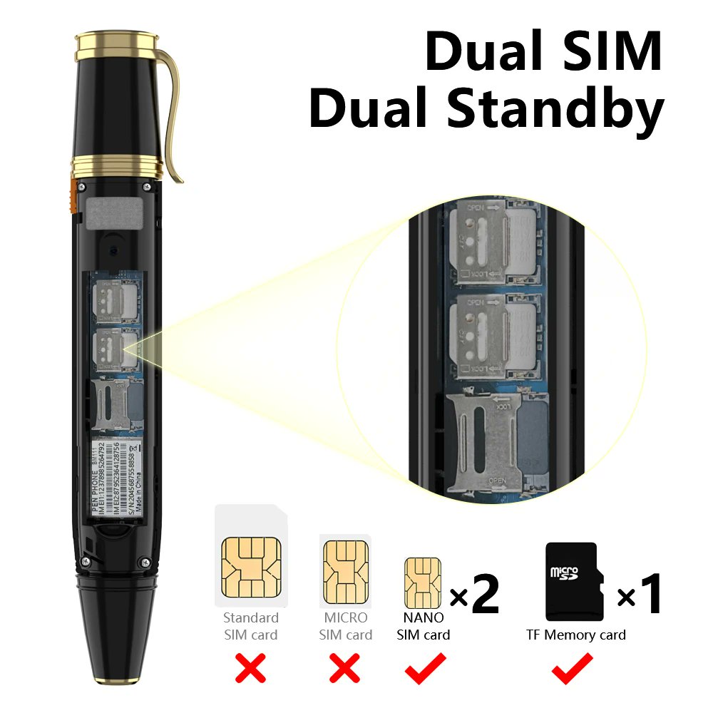 aliexpressbdeal's tweet image. 1759 / 
BIG Promotion #11.11 #blackfriday #cybermonday !!!
SERVO K07 Plus mini Mobile Phone Pen Dual SIM Camera Fan Bluetooth Dialer Radio Recorder Magic Voice Cellphone Long standby time

Purchase link: s.click.aliexpress.com/e/_c4rdFBzd

Make your order quickly or