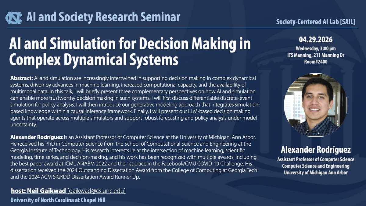 UNC School of Data Science and Society tweet media
