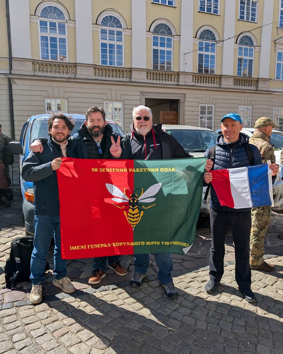 etienneldva's tweet photo. Last week I drove a Toyota van from Oxford to Ukraine with my friend Romain. It was loaded with body armour, drone jammers, bandages, masks, an incubator for a maternity ward, and an old golf practice net we’d been told would be repurposed as anti-drone netting https://t.co/OSLFkrmWGK