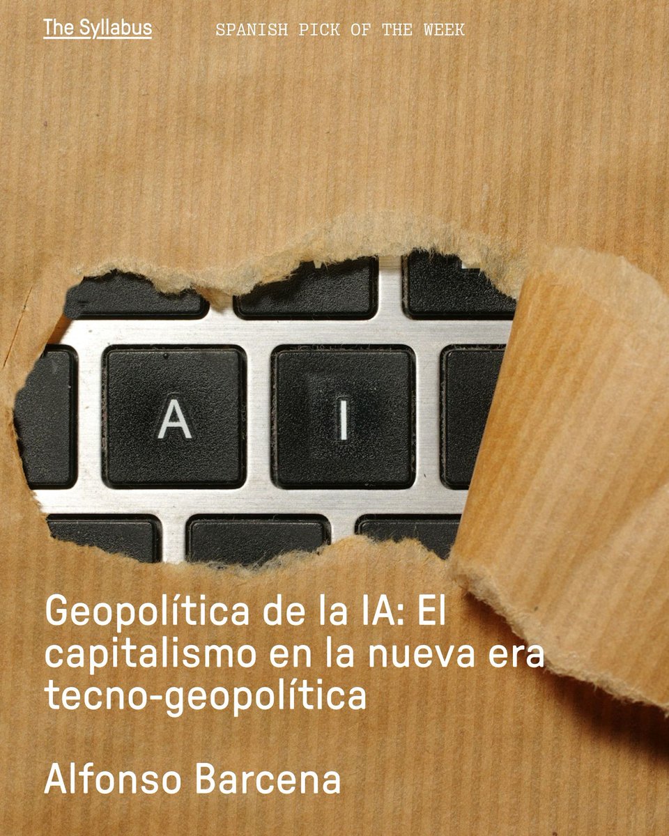 syllabus_tweets's tweet photo. With data and algorithms now shaping productivity and pricing, AI has become capitalism’s strategic core. Our Spanish pick of the week examines AI’s impact on contemporary capitalism from a geopolitical perspective.

By Alfonso Barcena at @EAE_B_School

https://t.co/GXzTz1aUWR https://t.co/axAqwnYTeg