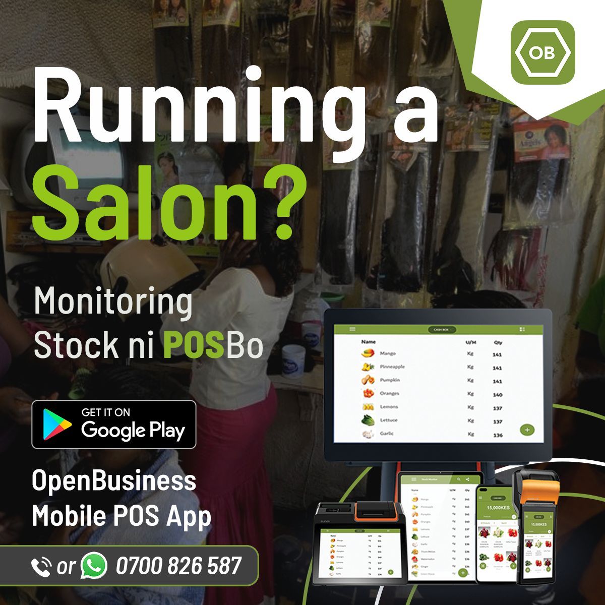 OpenBusiness Mobile POS app tweet media