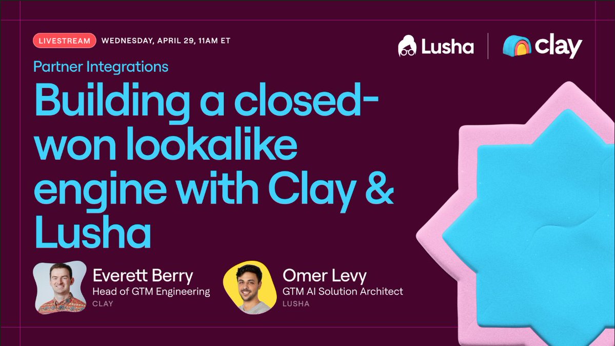 Lusha tweet media