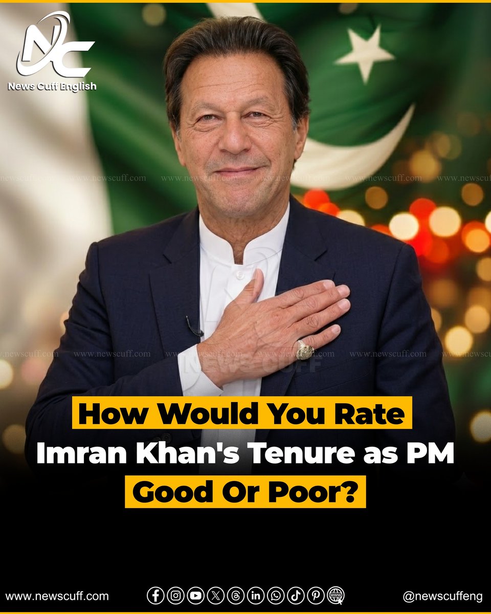 PkLeaderVoice's tweet photo. How would you rate Imran Khan's Tenure as Pm.
1. Good 
2. Poor https://t.co/HUXKzbDcPQ