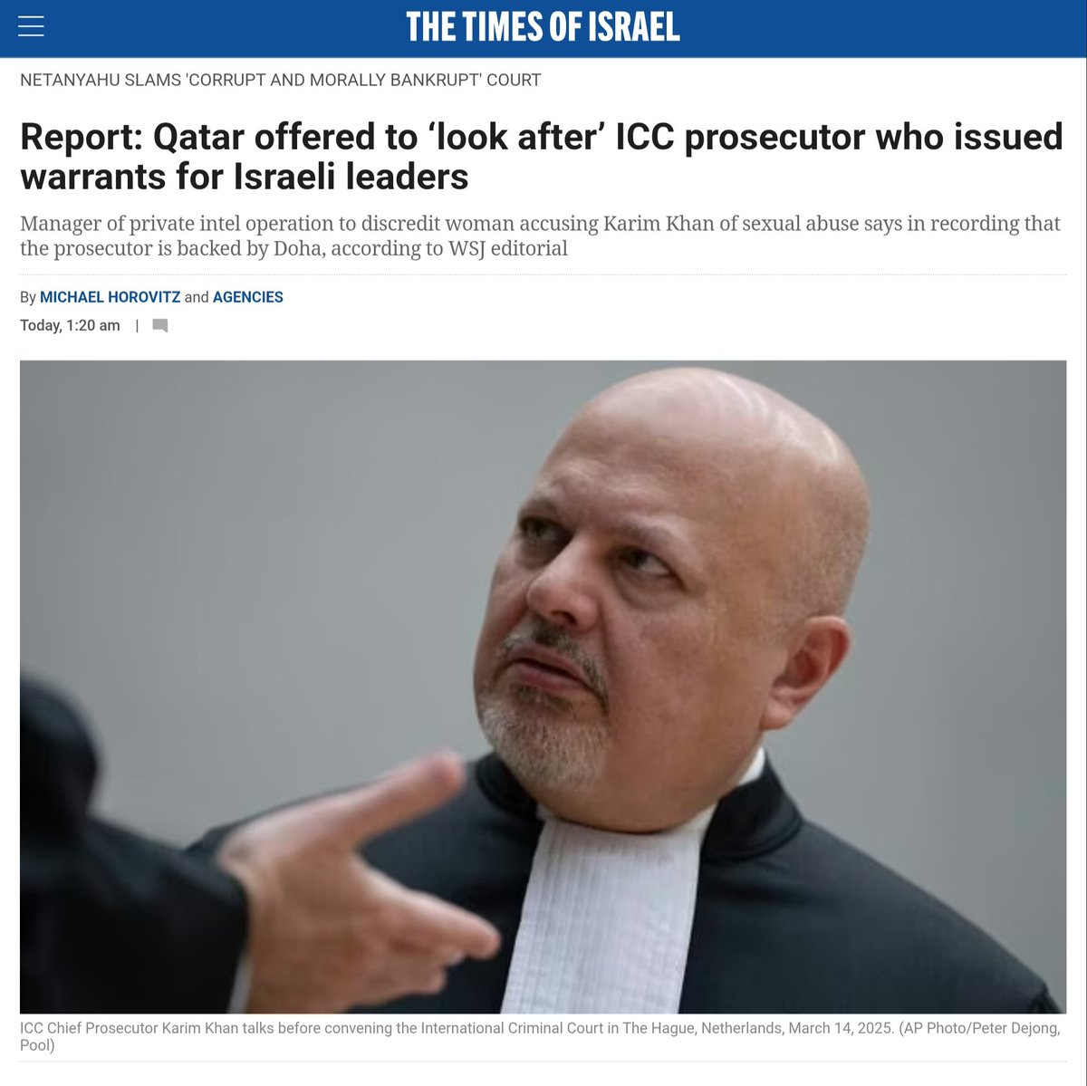 “International law” is when slave-owning dictators bribe sexual predators to have you prosecuted at a court presided over by your enemies. 👌