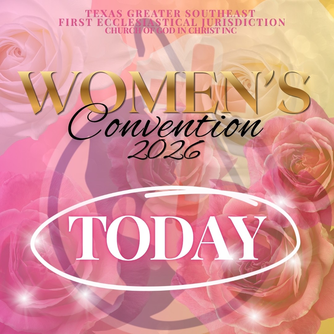 tgse1cogic's tweet image. TODAY is the day! 💐✨ 

The TGSE-1 Women’s Convention begins TODAY—and we are expecting something amazing!

Doors are open. Hearts are ready. All that’s missing is YOU.

Join us and be a part of what God is doing!

#TGSE1WomensConvention2026 #WeAreONE #HappeningNow