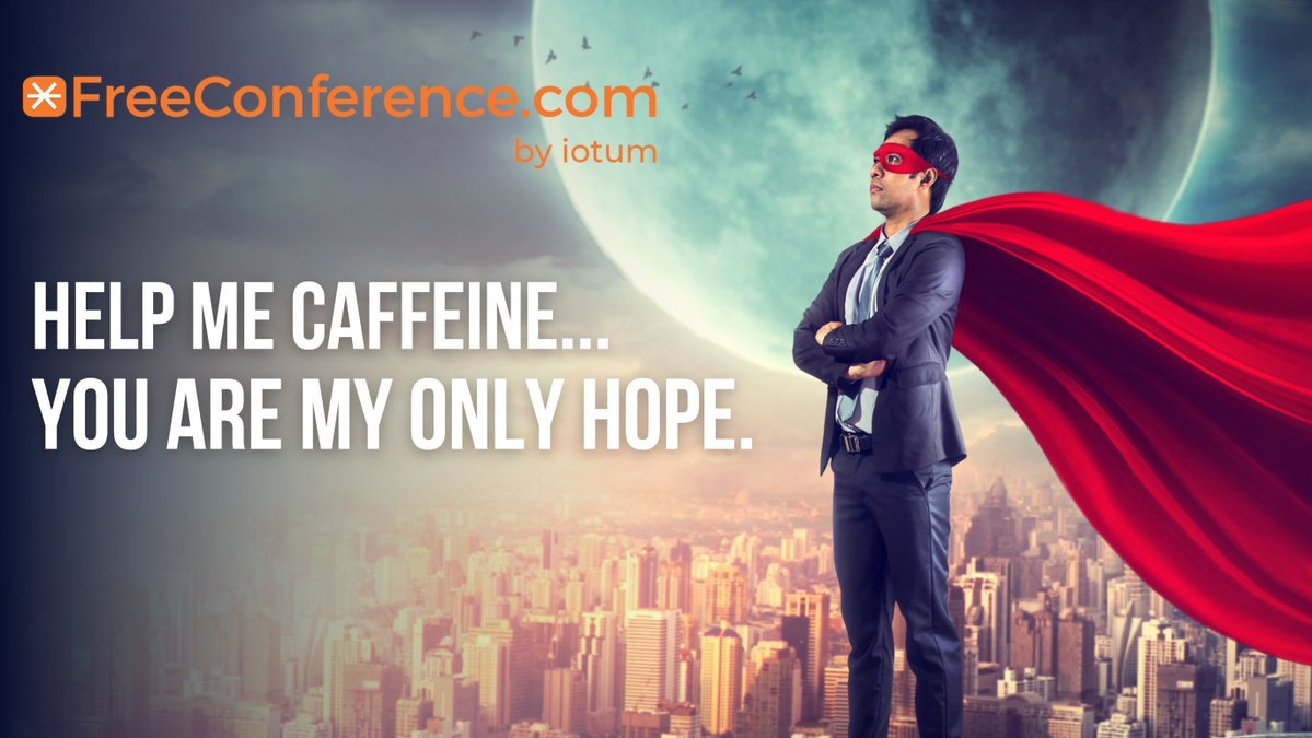 FreeConference's tweet image. Warning: #Productivity may be delayed until #caffeine levels are restored!
FreeConference.com

#coffee #coffeetime #coffeelover #cafe #coffeeshop #coffeeaddict #food #espresso #coffeelovers #coffeeholic #foodporn #work #workmeme #tech #videoconference #remotework #monday