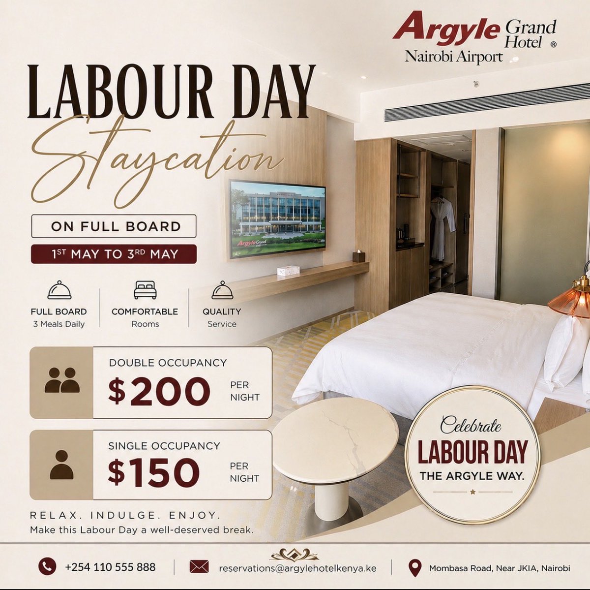 Argyle Grand Hotel Kenya tweet media