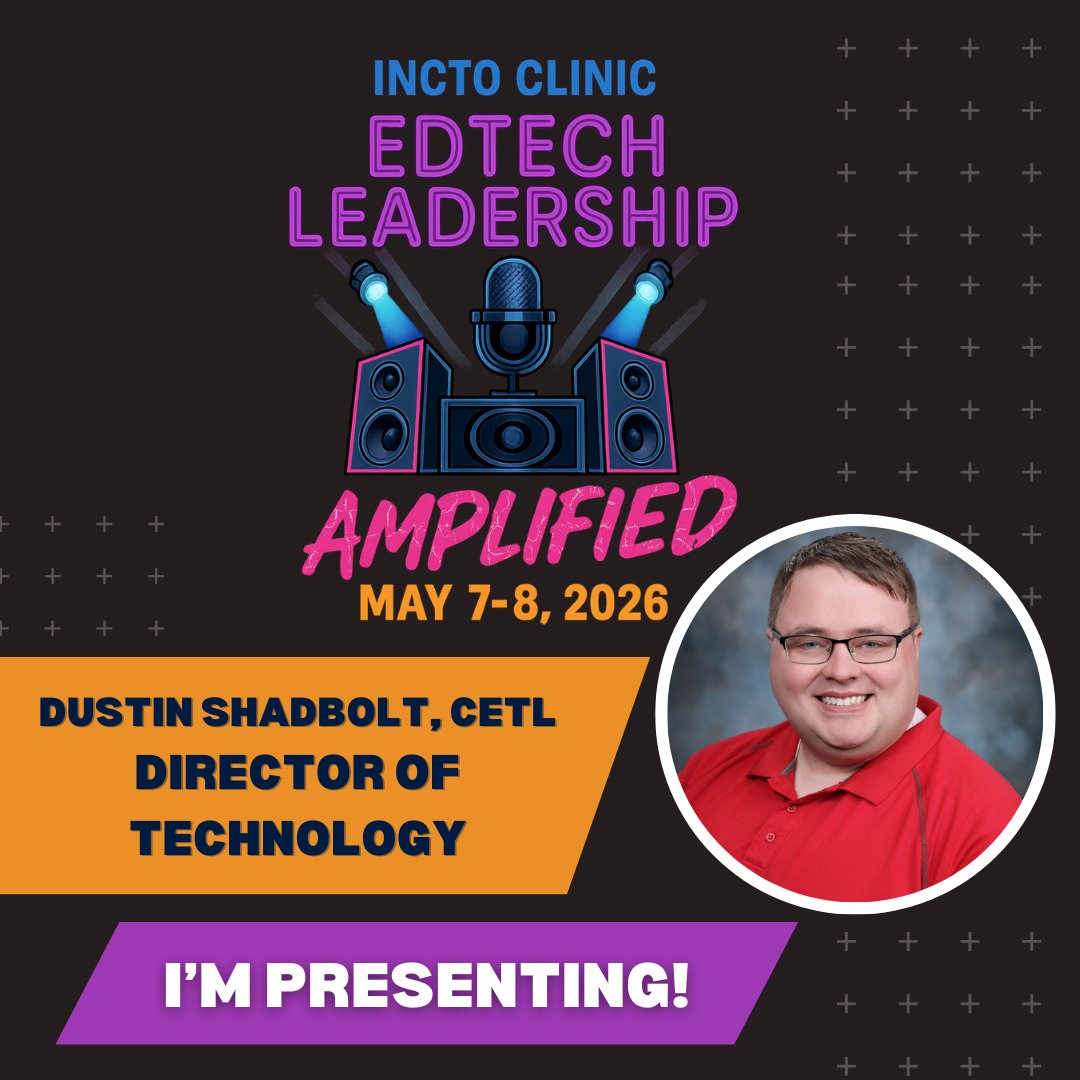 DustinShadbolt's tweet photo. For any Indiana K12 techies on my list, come to a great conference.  I'm even speaking during one of the sessions on Thursday. Our session is Cybersecurity Governance That Works: Real-World Incident Response for Schools! #INCTO https://t.co/OoTxP3naV2