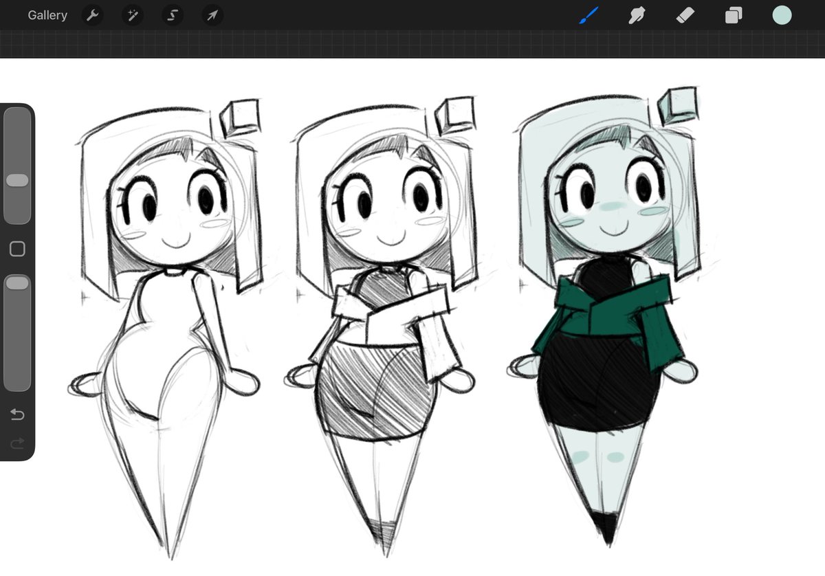 new mascot design. probably gonna use her to represent myself on here / in any work settings!! 

i was thinking of V4 or L4V for her name but im open to other ideas.