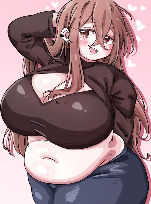 にらもちちゃん描きました～!
本日は「肉の日」😋 