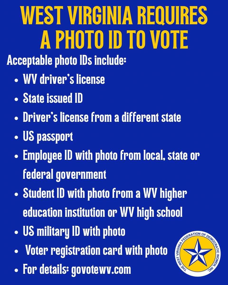 WV Federation of Democratic Women tweet media