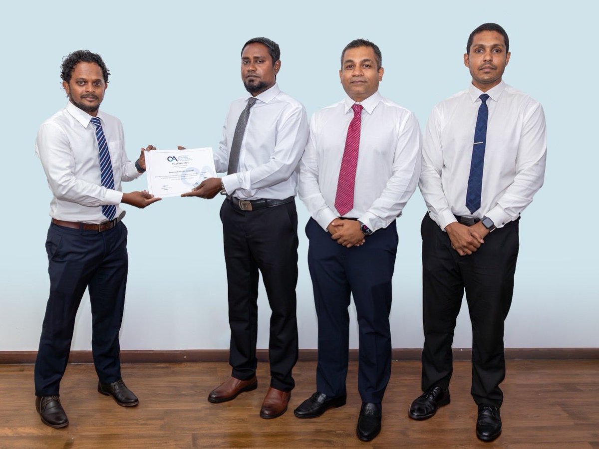 icamaldives's tweet photo. CA Maldives announces the launch of valuation licenses, strengthening standards in the Maldives. First licensed firms: Peppercorn Realty LLP, Deloitte Partners LLP, and Maldives Valuers Pvt Ltd. https://t.co/nAU1J9Lff1