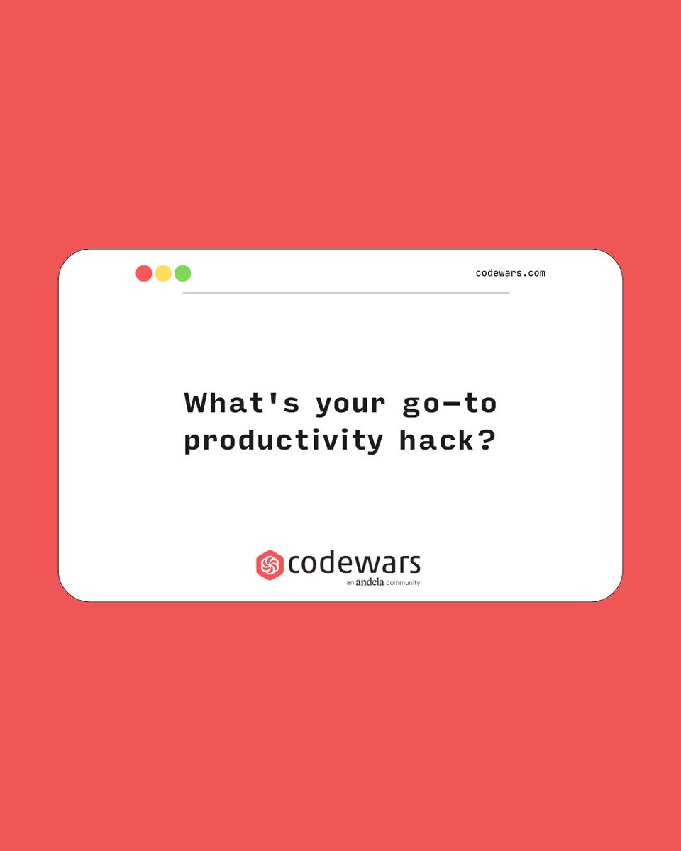 Codewars tweet media