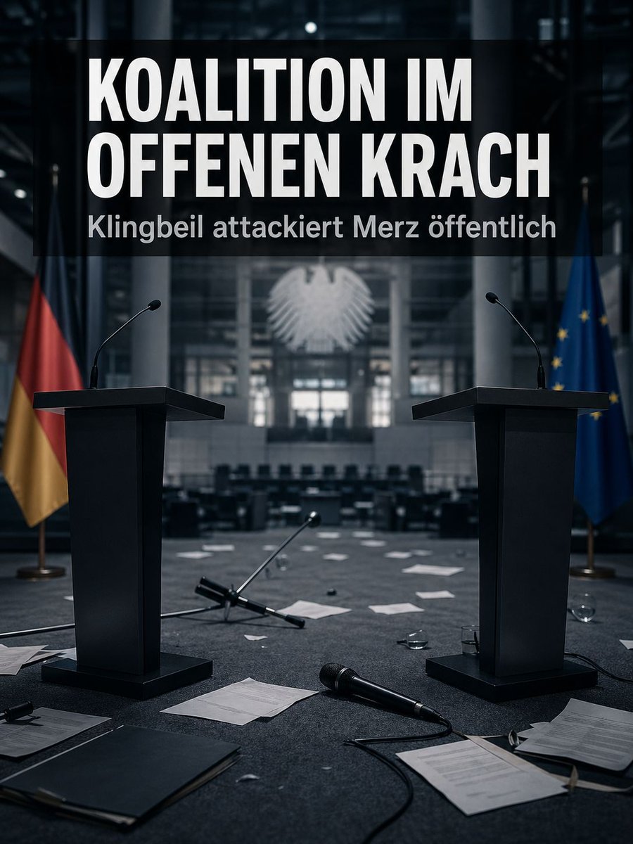 Libertas2906's tweet photo. Wenn die Regierung nur noch Gruppentherapie mit Dienstwagen ist

Man muss sich das einmal vorstellen: Deutschland steckt in einer tiefen Haushaltskrise, die Wirtschaft ächzt, Bürger und Mittelstand werden mit immer neuen Belastungen drangsaliert, und was macht die politische Spitze dieses Landes?

Sie führt öffentlich Beziehungsgespräche.

Lars Klingbeil stellt sich auf eine Bühne und erzählt, Friedrich Merz habe ihn angebrüllt. Der Vizekanzler als beleidigter Klassenfahrtsprecher, der vor versammelter Mannschaft ausplaudert, was intern passiert sein soll. Das ist nicht Regierung. Das ist eine schlecht geschriebene Polit-Soap mit Dienstwagen, Personenschutz und Pensionsanspruch. 🎭

Und genau darin liegt der eigentliche Skandal.

Es geht nicht darum, ob Merz laut geworden ist. Es geht darum, dass diese Koalition offenbar so kaputt ist, dass selbst die letzten Reste politischer Vertraulichkeit öffentlich ausgeschlachtet werden. Was früher in internen Runden geklärt wurde, landet heute als Munition im parteipolitischen Schützengraben. Jeder gegen jeden. CDU gegen SPD. SPD gegen CDU. Und mittendrin ein Land, das längst andere Sorgen hat als die Lautstärke im Kanzleramt.

Klingbeil nutzt den angeblichen Anbrüll-Moment nicht zufällig. Er inszeniert sich als standhafter Verteidiger der SPD-Seele gegen die böse Union. Gegen unbezahlte Krankheitstage. Gegen die Abschaffung eines Feiertags. Gegen angeblich kalte Kürzungspolitik. Das klingt für die eigene Basis natürlich wunderbar. Endlich wieder Klassenkampfkulisse, endlich wieder moralischer Alarm, endlich wieder der alte Reflex: Wir schützen euch vor den anderen.

Nur leider schützt diese SPD niemanden vor der Realität.

Denn die Realität ist: Dieses Land lebt über seine Verhältnisse. Der Staat ist aufgebläht, die Sozialkassen ächzen, die Haushaltslöcher werden größer, und die arbeitende Mitte soll am Ende wieder zahlen. Nicht die Apparate. Nicht die politischen Lieblingsprojekte. Nicht die ideologischen Verschwendungsprogramme. Nein, am Ende soll wieder der Bürger bluten, der morgens aufsteht, Steuern zahlt und sich von Leuten belehren lassen darf, die ohne Steuergeld vermutlich nicht einmal eine Bratwurstbude kostendeckend führen könnten.

Und die Union? Die gibt auch kein besseres Bild ab.

Friedrich Merz ist als Kanzler angetreten mit dem Versprechen, endlich Ordnung in diesen Laden zu bringen. Herausgekommen ist eine Regierung, die wirkt wie ein wackeliger Tapeziertisch auf einem Dorfflohmarkt: Jeder stellt etwas drauf, keiner weiß, ob das Ding die nächste Stunde übersteht. Die CDU wollte angeblich einen Politikwechsel. Bekommen hat Deutschland eine Koalition, in der man sich gegenseitig öffentlich vorführt, während die zentralen Probleme des Landes weiter liegenbleiben wie Aktenstapel in einem überforderten Bürgeramt.

Das Bittere daran: Millionen Bürger haben längst verstanden, was in Berlin immer noch verdrängt wird. Diese Koalition passt nicht zusammen. Sie hat keine gemeinsame Richtung, keinen gemeinsamen Kompass und offenbar nicht einmal mehr die Disziplin, interne Beratungen intern zu lassen. Wenn der Vizekanzler öffentlich erzählt, der Kanzler habe ihn angebrüllt, dann ist das kein kleiner Ausrutscher. Das ist ein Zeichen politischer Zersetzung.

Eine Regierung, die sich selbst nicht mehr zusammenhalten kann, soll ein Land durch Krise, Schulden, Migration, Energiechaos, Sicherheitsprobleme und wirtschaftlichen Abstieg führen?

Das ist absurd.

Und es ist gefährlich.

Denn während Berlin seine Eitelkeiten pflegt, verlieren Bürger das Vertrauen. Nicht, weil sie zu dumm wären, die große Politik zu verstehen. Sondern weil sie sie inzwischen viel zu gut verstehen. Sie sehen eine politische Klasse, die moralisch predigt, aber praktisch scheitert. Die Verantwortung ruft, aber Schuld immer bei anderen sucht. Die Sparsamkeit fordert, aber nur dort, wo es der eigenen Klientel gerade nicht wehtut.

Klingbeils Bühnenangriff zeigt deshalb mehr als nur einen Koalitionsstreit. Er zeigt eine Regierung, die innerlich bereits zerlegt ist. Eine SPD, die jede echte Reform blockiert, sobald sie der eigenen Erzählung widerspricht. Eine Union, die vom Politikwechsel redet, aber sich in einer Koalition festkettet, die diesen Wechsel unmöglich macht. Und einen Kanzler, der inzwischen offenbar nicht einmal mehr die eigene Regierung geräuschlos führen kann.

Wenn diese Koalition wirklich noch einen Rest Respekt vor den Bürgern hätte, dann würde sie dieses Trauerspiel beenden.

Nicht morgen. Nicht nach der nächsten Klausur. Nicht nach dem nächsten „Wir haben uns ehrlich ausgesprochen“-Pressetermin mit verkrampftem Lächeln und vorbereiteten Sprechzetteln.

Sondern jetzt.

Deutschland braucht keine Regierung, die sich gegenseitig wegen Tonlage, Empfindlichkeiten und Machtspielchen zerlegt. Deutschland braucht eine Regierung, die Entscheidungen trifft, Ausgaben senkt, Leistung entlastet, Grenzen ernst nimmt und den Staat wieder auf seine Kernaufgaben zurückführt.

Wenn Union und SPD dazu nicht fähig sind, dann sollen sie den Weg frei machen.

Denn dieses Land ist kein Therapieraum für gekränkte Berufspolitiker.

Und die Bürger sind nicht dafür da, den Eintritt für diese Berliner Daueraufführung zu bezahlen. 🧾

https://t.co/p41DRfA4ns