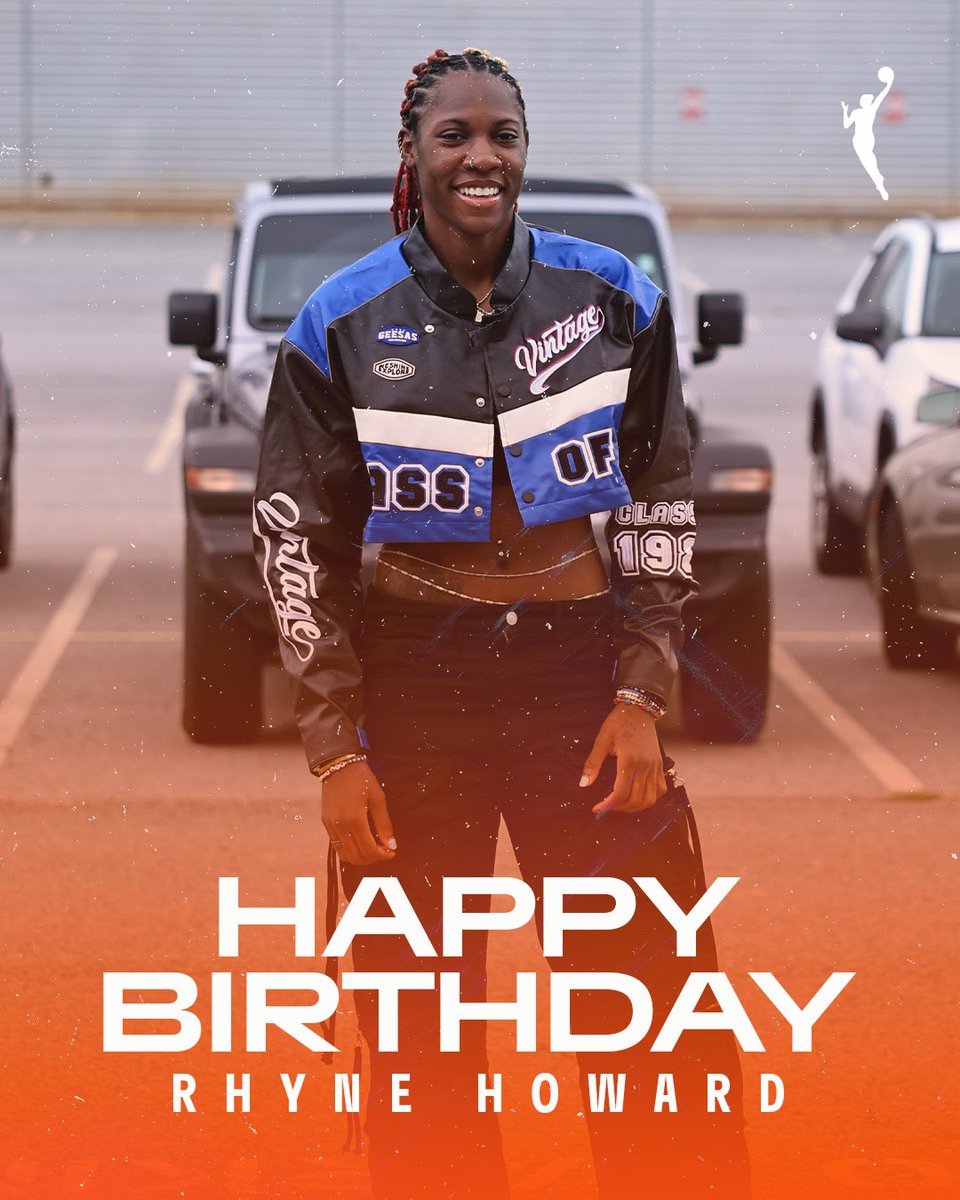 WNBA's tweet image. Join us in wishing Happy Birthday to 3x All-Star and 2022 ROY, Rhyne Howard 🎉

#WNBABday