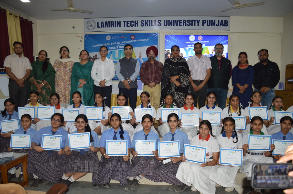 lamrinuniv's tweet photo. Lamrin Tech Skills University, Punjab successfully organised the Viksit Bharat Yuva Connect Programme 2026 on 29th April, inspiring young minds to contribute towards the vision of Viksit Bharat@2047.
#MyBharatProfile #PMOIndia #PrimeMinisterOffice #MansukhMandaviya #YAMSMinistry https://t.co/UcRaSJDmO7