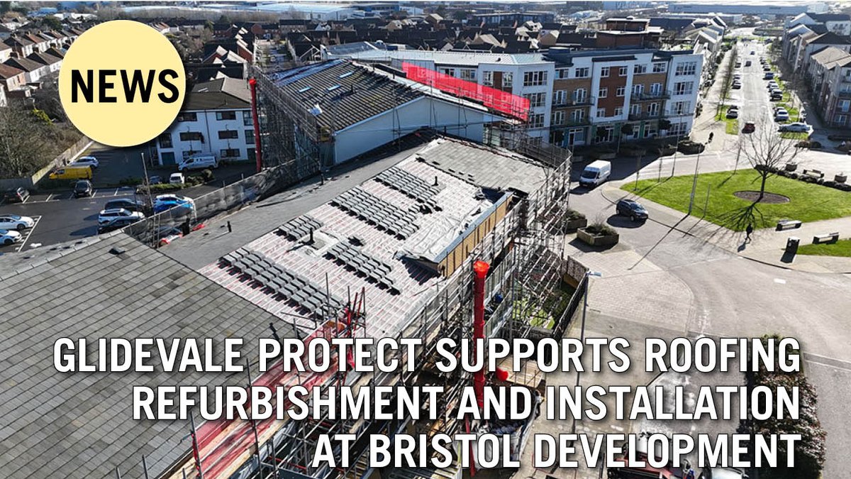 Housebuilderdev's tweet image. 🚧 Exciting news! Glidevale Protect is supporting roofing refurbishment and installation at a key Bristol development. 🏗️ Check out the details here: hbdonline.co.uk/news/glidevale… #Bristol #Construction #Roofing