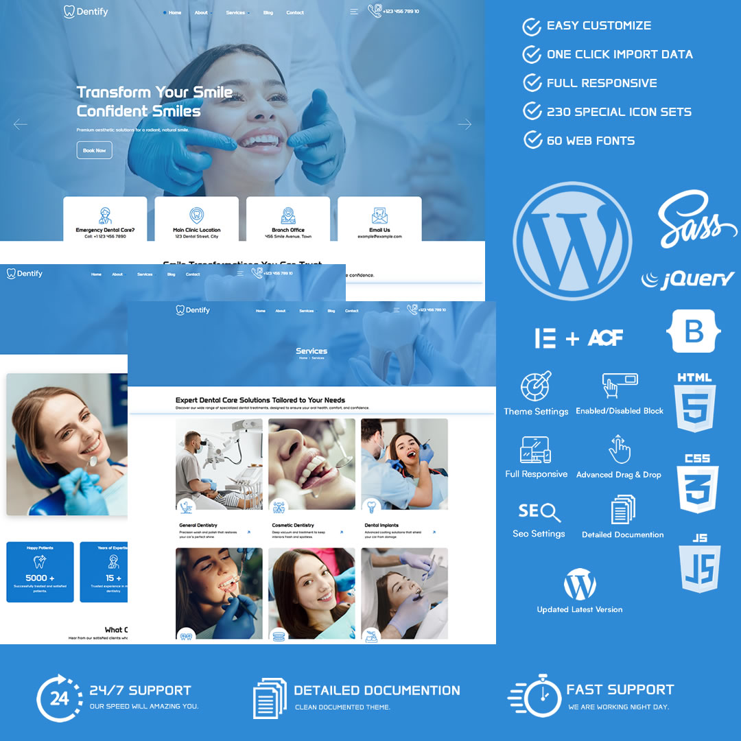 garantiwebt's tweet image. Dentify – Dental Clinic WordPress Theme Modern, responsive, SEO-friendly.  Perfect for dentists and clinics to create a professional online presence.

  🔗 Live Demo:garantiwebtasarim.com/dentify-dental…

#Dentify #WordPressTheme #Dentist #DentalClinic