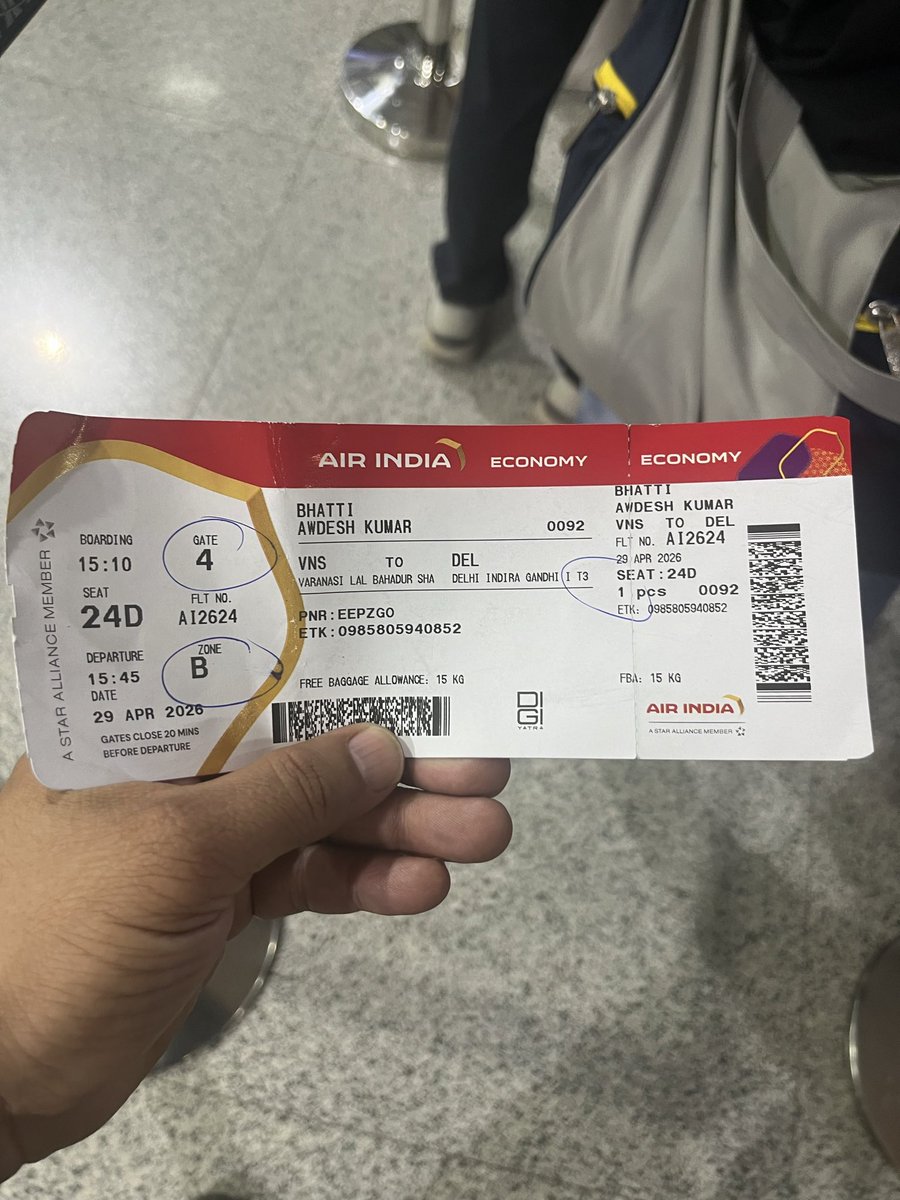 awdeshbhatti's tweet photo. @airindia https://t.co/GiTUOpFOtQ