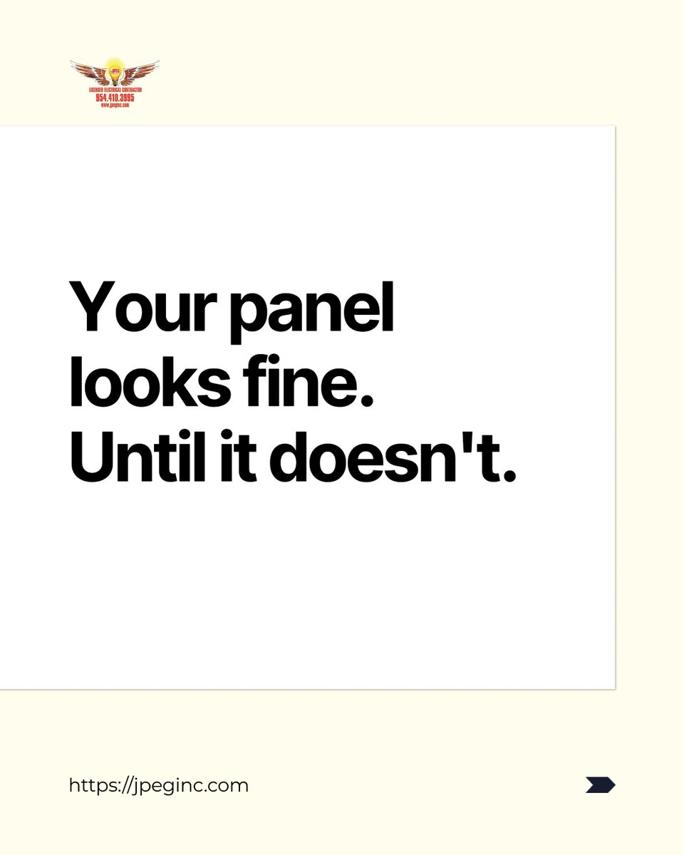 markarruda69919's tweet image. Panels rarely fail without warning; they whisper first. A proper electrical safety inspection turns those quiet signs into clear decisions before heat becomes flames.

#electricalsafety #preventativemaintenance #infraredinspection
