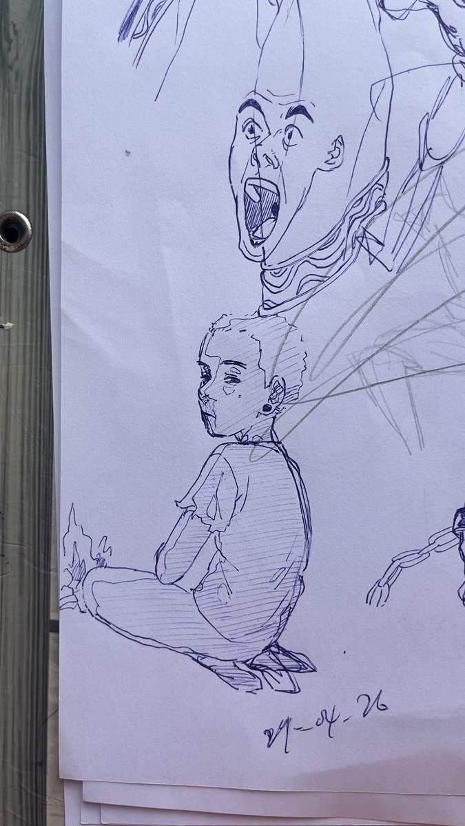 ijustlovesketch's tweet image. It’s sketch time 🔥🔥🔥🔥🔥

#artwork #doodle #sketchbook