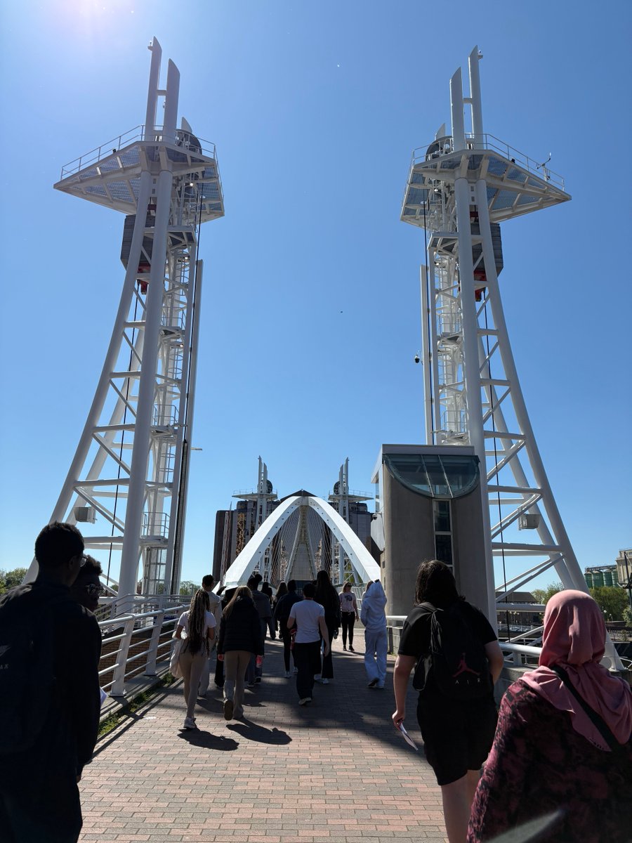 StPetersUK's tweet image. Our Year 10 geographers enjoyed a sunny field trip—conducting questionnaires, touring regeneration projects they’d studied, and ending with a moving visit to IWM North exploring war’s effects on migration, displacement and globalisation. #Geography #FieldTrip