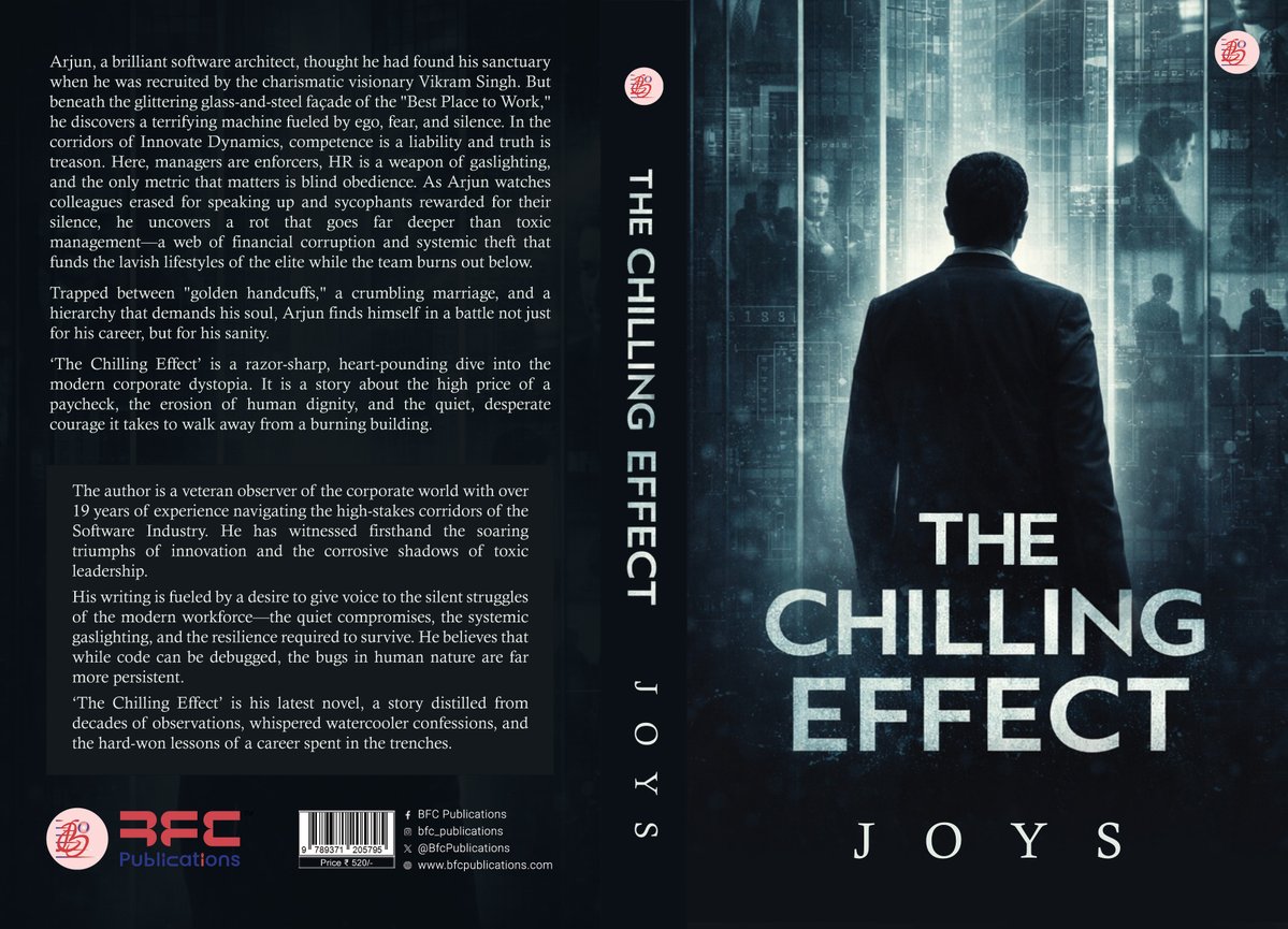 <a href="/lalbaghreads/">Lalbagh Reads</a>, <a href="/Bookslovereade1/">Bookslovereaders</a>,<a href="/world_readers/">Readers of the World</a>,<a href="/cubbonreads/">Cubbon Reads</a>
Read this Novel

Amazon: 
amazon.in/dp/9371205792
KDP:
amazon.in/Chilling-Effec…

Flipkart: 
flipkart.com/product/p/itme…

Google Playbook: 
books.google.co.in/books?id=IfrLE…

BFC Store:
store.bfcpublications.com/Fiction/The-Ch…