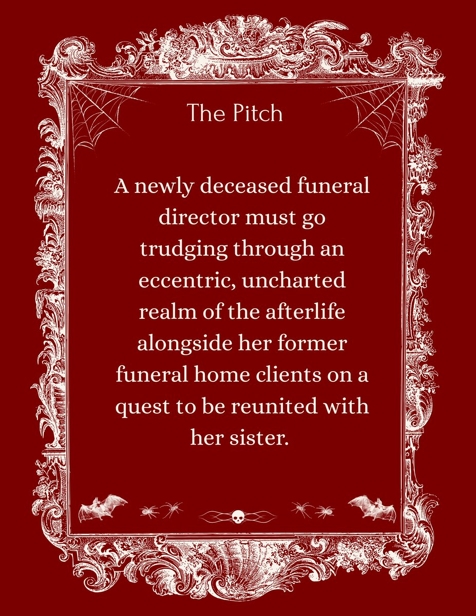 VLBilstein's tweet image. #editors, explore the five stages of grief on a fantastical, macabre quest through the afterlife in this Over the Garden Wall x Beetlejuice cozy fantasy horror🫀💐 #questpit #AG #A #F #H #R #LGBTQ