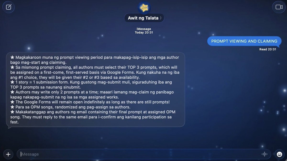 awit ng talata tweet media