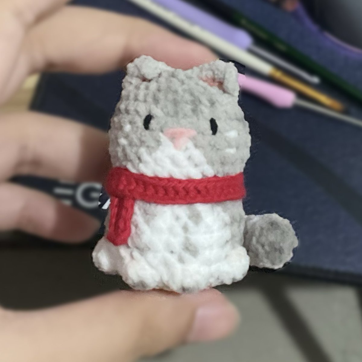 besustitch's tweet image. งาน Custom น้องแมวแบบเร่งด่วน
ขอบคุณรีวิวจากลูกค้าด้วยค่าา💕🙏

#พวงกุญแจถักไหมพรม #Besuรีวิว #Custom #Crochet