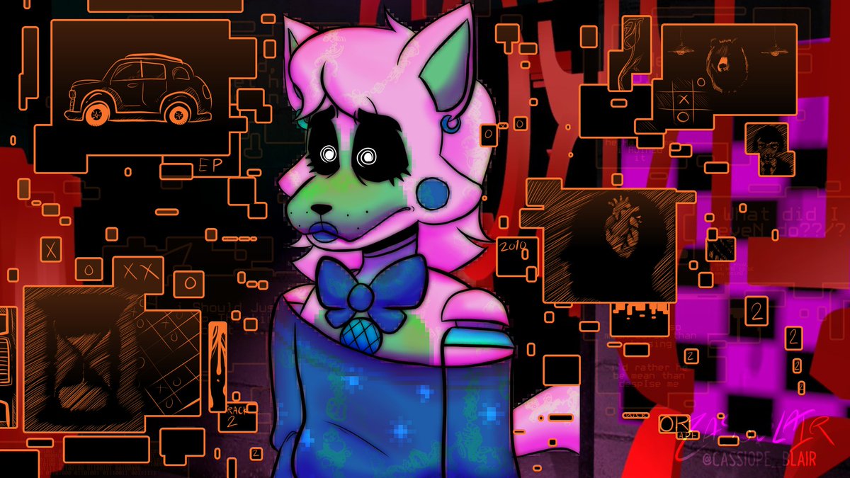 Cassiope_Blair's tweet image. "Exist to die and still live on"
#FNAF #fnaffanart #SisterLocation