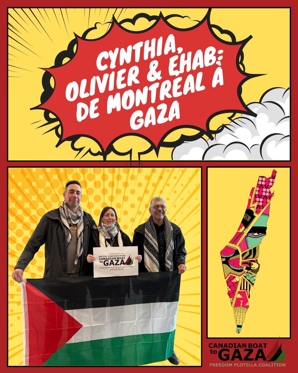 CanadaBoatGaza's tweet image. SOUTENEZ NOTRE MISSION
Joignez-vous à nous pour faire entendre votre voix et en réclamant la #justice et le respect des #droitsdelapersonne, afin de réveiller la conscience de l’humanité.
Soutenez financièrement le BCG #PERSEVERANCE et la #Gaza #FreedomFlotilla @GazaFFlotilla  du