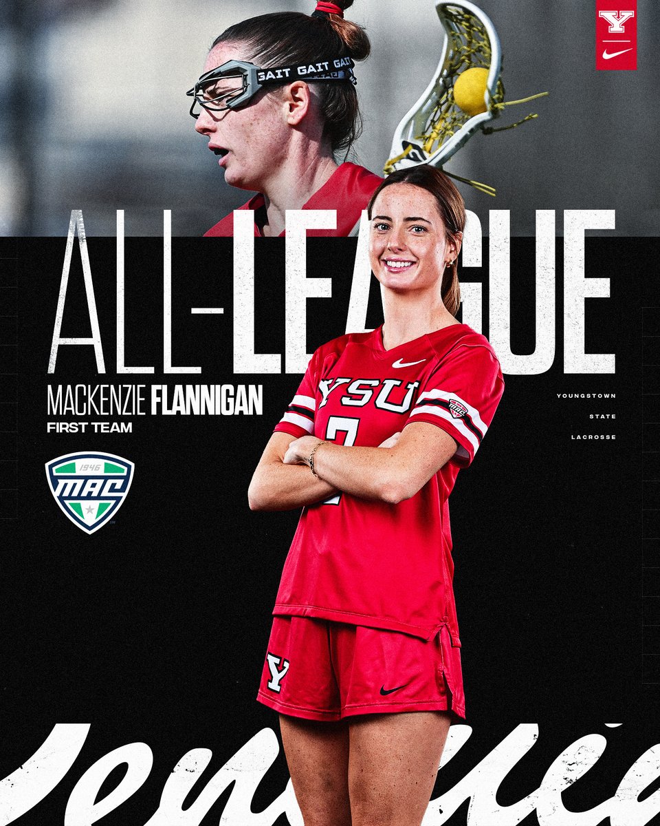 YSUwlax's tweet image. All-MAC 'Guins✅

Congratulations to Mackenzie Flannigan and Molly Brooks for being honored by the MAC in the release of the conference's specialty awards!

🔴 Flannigan - First Team All-MAC
🔴 Brooks - MAC All-Freshman Team

#GoGuins🐧